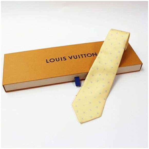 LOUIS VUITTON Other - Louis Vuitton Silk Necktie Monogram LOUIS VUITTON Men's Slim Fit